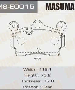 Má Phanh Sau Audi Q7 3.0 4.2 05-15 / 3.6 06-09, Porsche Cayenne 3.6 07-10 / 4.5 02-10 / 4.7 06-10