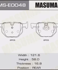 MÁ PHANH SAU BMW 520I 2.0 07-10, 523I 2.5 07-10, 535I 3.0 07-10