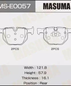 Má Phanh Sau Bmw X5 06-18 , X6 3.0 08-14 , 730I 3.0 03-10