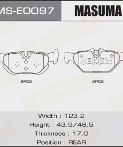 Má Phanh Sau Bmw 118I,120I,130I 07-12, 320I 325I 08-11, X1 08-14