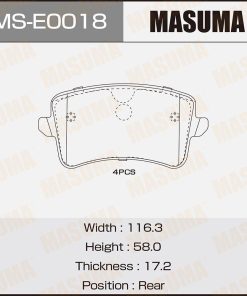 Má Phanh Sau Audi A4 08-16, A6 11-18, Q5 09-17